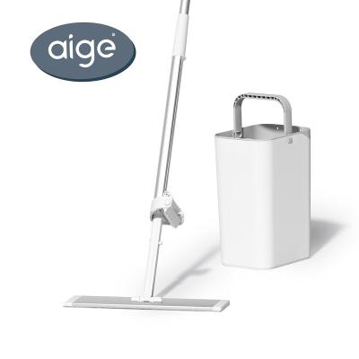 China Aige MP02 o cedar spin car washer steam cleaner replacement mop super spin mop bucket for sale