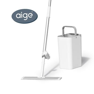 China Aige MP02 house hold product floor cleaner hand free mop with bucket household cleaning tools & accessories for sale