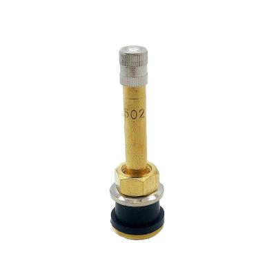 China TR502 Truck Tubeless Brass Truck Valve Tire Repair Kit Tubeless Brass Tire Valve for sale