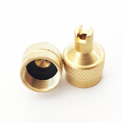 China TOPSUN Car Wheel Tire Valve Cover Auto Parts Brass Valve Core Remover for sale