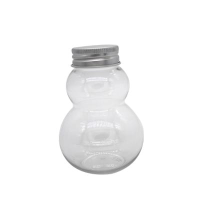 China Clean Food Squash Shape Cookies Plastic Container Snack Bottle For Kids for sale