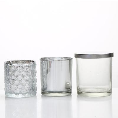 China Home Decoration Candle Jars Wholesale 8 Ounce Frosted Glass Jar For Candle Making Jar For Candles Empty for sale