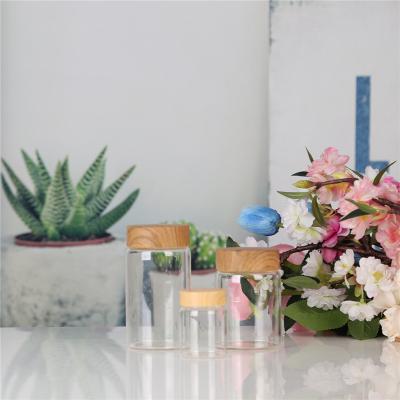 China Packaging best selling hot chinese products glass jar for bamboo glass jar canning glass jar with metal lid for sale