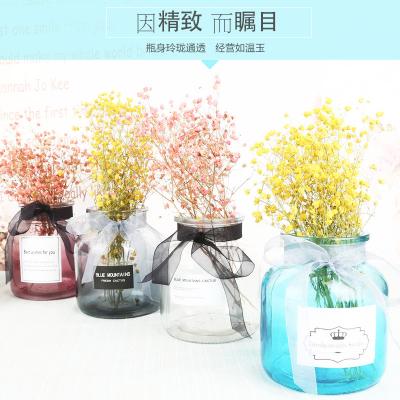 China Environmental Cylinder Flower Vase Crystal Glass Flower Vases For Home Decoration Factory Vessel for sale