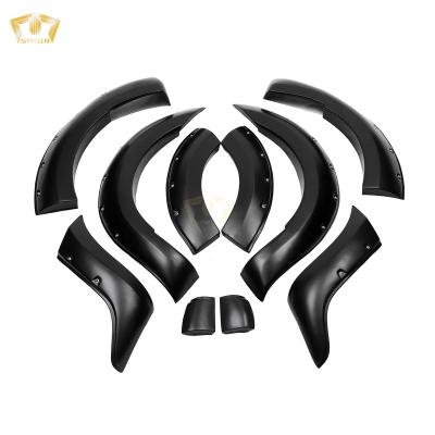 China Decoration+Protection ABS Plastic Auto Parts Accessories 2017 Wheel Arch For Ford Everest 2015+ Fender Flare for sale