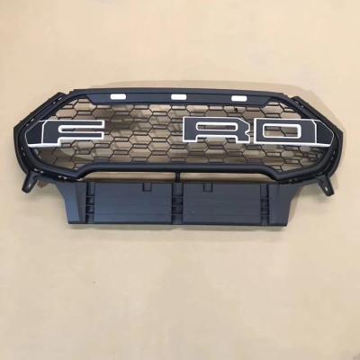 China Plastic Decoration+Protection Auto Parts Accessories ABS With Led Cover 2020 For Ford Ecosport Front Grill 2019+ for sale