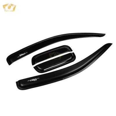 China Decoration+Protection For Toyota Vigo 2005-2015 To 2012 Acrylic Plastic Car Doors Window Sun Shade Rain Shield 1 1/2 for sale