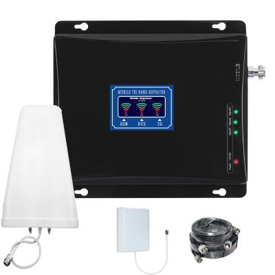 China Home Office Farm Hotel Mobile Boat 4G Signal Booster / Repeater / Amplifier / Extender 900 1800 2100Mhz for sale