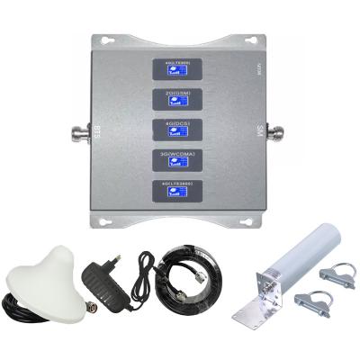 China BadPhoneSignalArea Mobile Signal Booster 800 5 Band Mobile Phone Signal Booster 900 1800 2100 2600MHz Mobile Five Networks for sale