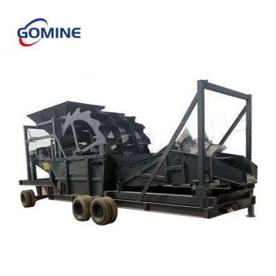 China Portable Quarry/Mining/Construction Soil Unit Screening Mobile Sand Washing Machine Plant for sale