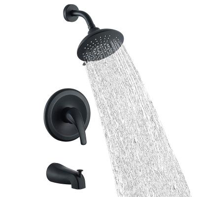 China Without Slide Bar Pexmax Hot And Cold Shower Set Hide Dual Shower System Large Shower Head for sale