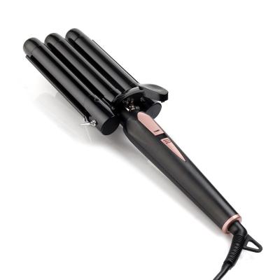 China Audible indication system; auto-closed off new amazon explosion 3 in 1 barrel big hair curler style egg bun head wave hairstylist korean curling iron for sale