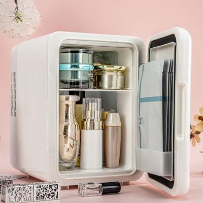 China COMPRESSOR Portable Skin Care Fridge Beauty Mini Fridge Cosmetic Freezer for sale