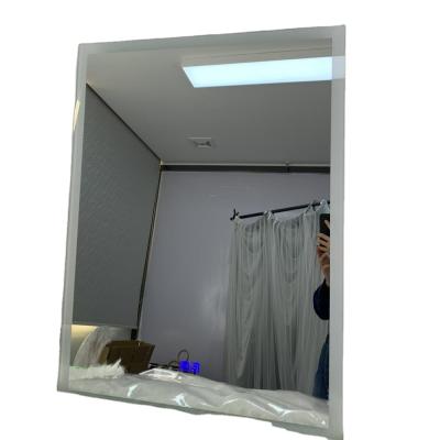 China New Arrival Illuminated Smart Touch Switch Led Mirror With Anti Fog For Bathroom Use for sale