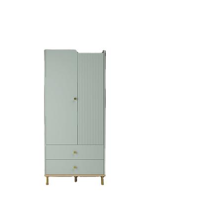 China Easy Assembly Modern Melamine MDF Simple Wardrobe Designs for sale