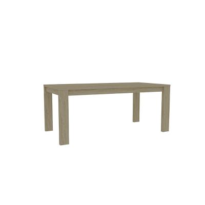 China Wholesale Easy Assembly High Quality White Wood Chinese Dining Table Designs for sale