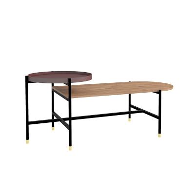 China Easy Assembly New Cheap Modern Living Room Furniture Wooden Coffee Table for sale