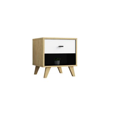 China Easy assembly new arrival modern design cheap nightstand bedside table for sale