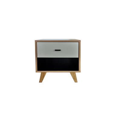 China Easy Assembly Modern Design Bedroom Wooden Nightstand for sale