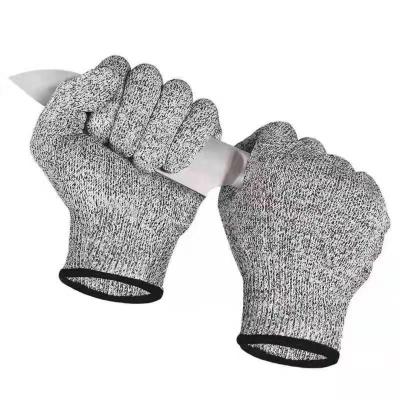 China Protective Grade 5 Wear-Resistant Anti-Cut Thickened Flame Retardant Work Gloves On Site Non-Slip Knife Anti Cutting Gloves Kitchen Supplies for sale