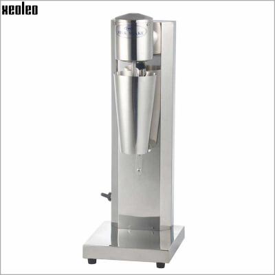 China Multifunctional Commercial Xeoleo Eggnog Machine Stainless Steel Milkshaker Bubble Tea Stirring Machine 30cup/hr Milk Bubble Mixer for sale