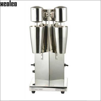 China Xeoleo Multifunctional Milkshake Machine Stainless Steel Eggnog Machine Double Head Drink Mixer Milk Foam / Milkshake Bubble Tea Machine for sale