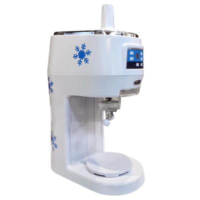 China XEOLEO Ice Shaving Machine 70kgs/h Mini Commercial Ice Shaver 300W Snow Ice Maker 110/220V White Ice Cube Slicer for sale