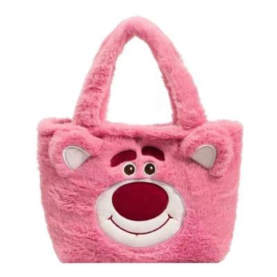 China Portable Stuffed Handbag The Latest Fasion New Bear Strawberry Kuromi Various Styles Cartoon Satchel Girls Bag Toy Wholesale for sale