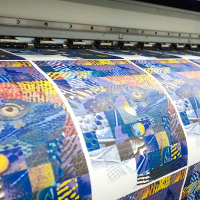 China Fast dry 100gsm fast dry 24inch 44inch 64inch sublimation transfer paper for sale