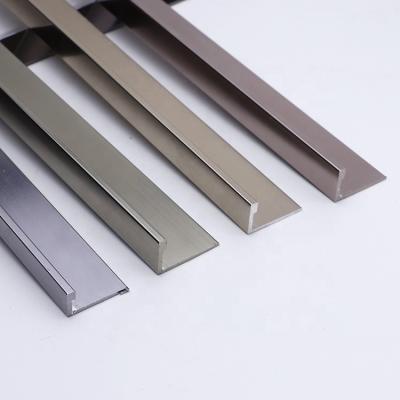 China Free Sample Wholesale Modern Ceramic Transition Profile Ceramic Corner Tile Metal Tile Trim Aluminum Tile Trim for sale