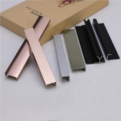 China Free Sample Modern OEM Logo Customized Metal Tile Trim for sale