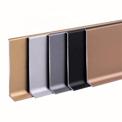 China Free Sample OEM Logo Customized Modern Metal Skirting Board for sale