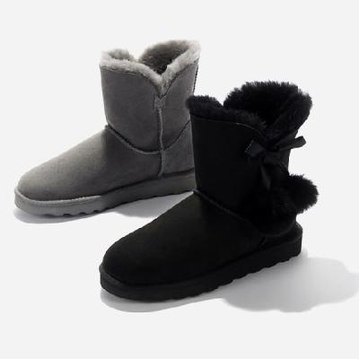 China Fashion Trend Women's Winter New Fur Leisure Boots And Fur Ball Snow Boots for sale