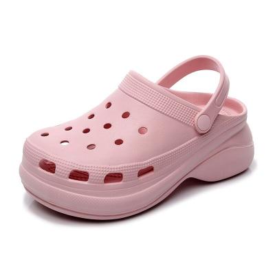 China New waterproof platform garden shoes for women to use high heels to beach non-slip sponge slippers for sale