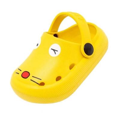 China New Summer Waterproof Kids Cartoon Lovely Soft Bottom Beach Wear Garden Shoes for sale