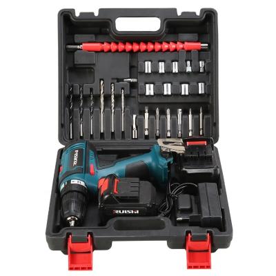 China Electric Cordless Drill 12V 16.8V 18V 20V Li-ion Battery Electric Cordless Drill Construction Power Tools for sale