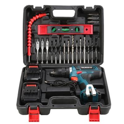 China Construction Kit Tools Cordless Drill Set Drill 20v MINI Cordless Impact Two Speed ​​Brushless Drill for sale