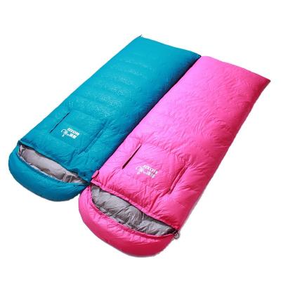 China Envelope Type Down Waterproof Lightweight Spacious High Quality Military Sleeping Bag 1000 Fill Compression Sleeping Bag for sale