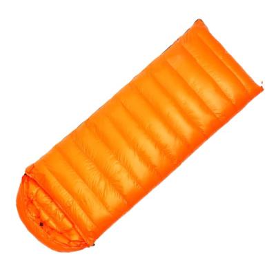 China Outdoor camping / wholesale price 400 fabric solid color envelope style sleeping bag indoor septum sileris basics good for sale