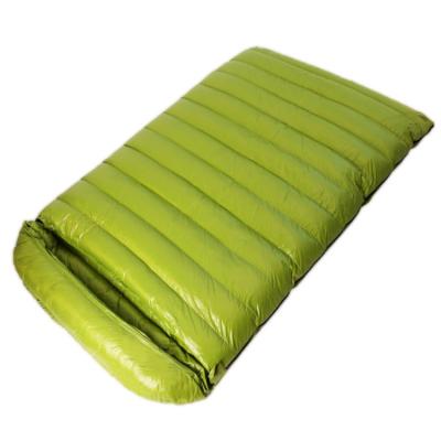 China Outdoor camping / indoor septum well known for its fine quality the best 400 fabric double style sleeping bag for sale