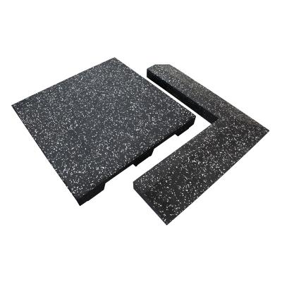 China Modern Rubber Flooring Mat SBR EPDM Rubber Tile For Gym And Fitness for sale