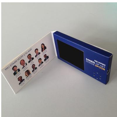 China 2.4 inch lcd screen digital video name card/festival card/business card for sale