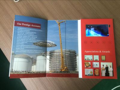 China China factory supply competitive price 4.3 inch tri-fold video brochure for sale