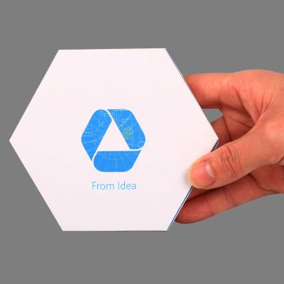 China Artificial Style and America and Europe,China Regional Feature 2.4inch  video brochure Hexagon shape for sale