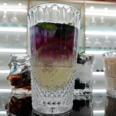 China Barware Collins Glass Tumbler Tumblers Tall Viable Glass Tumbler High Clear Bar Glass Ball Barware Collins Mug for sale