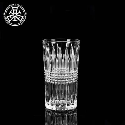 China High Sustainable Etched Ball And Rock Ball Glass Tumblers High Water Glass Mug With High Ball for sale