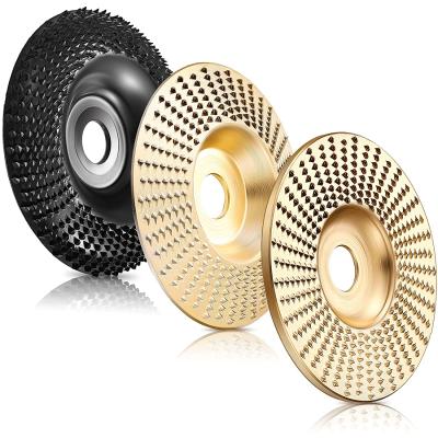 China 4 Inch Tungsten Carbide Grinder Wheel Disc Wood Forming Wheel Wood Grinding Forming Disc For Angle Grinders With for sale