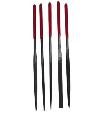 China American Pattern File Metal Steel Set For Sale Handle China Manufacture 3 x 140 Mm 10Pcs With Needle File Set for sale