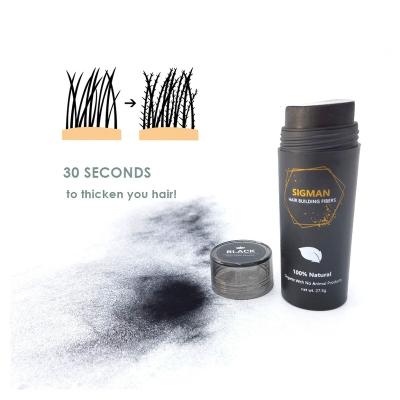 China Good Quality Real Organic Carbon Broom Powder Shaker Fiber Bottle Hair Building Fibers for sale