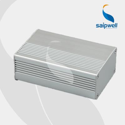 China Electronic Material Aluminum Alloy Indoor / Outdoor Electric Battery Box Extruded Aluminum Enclosure Housing for sale